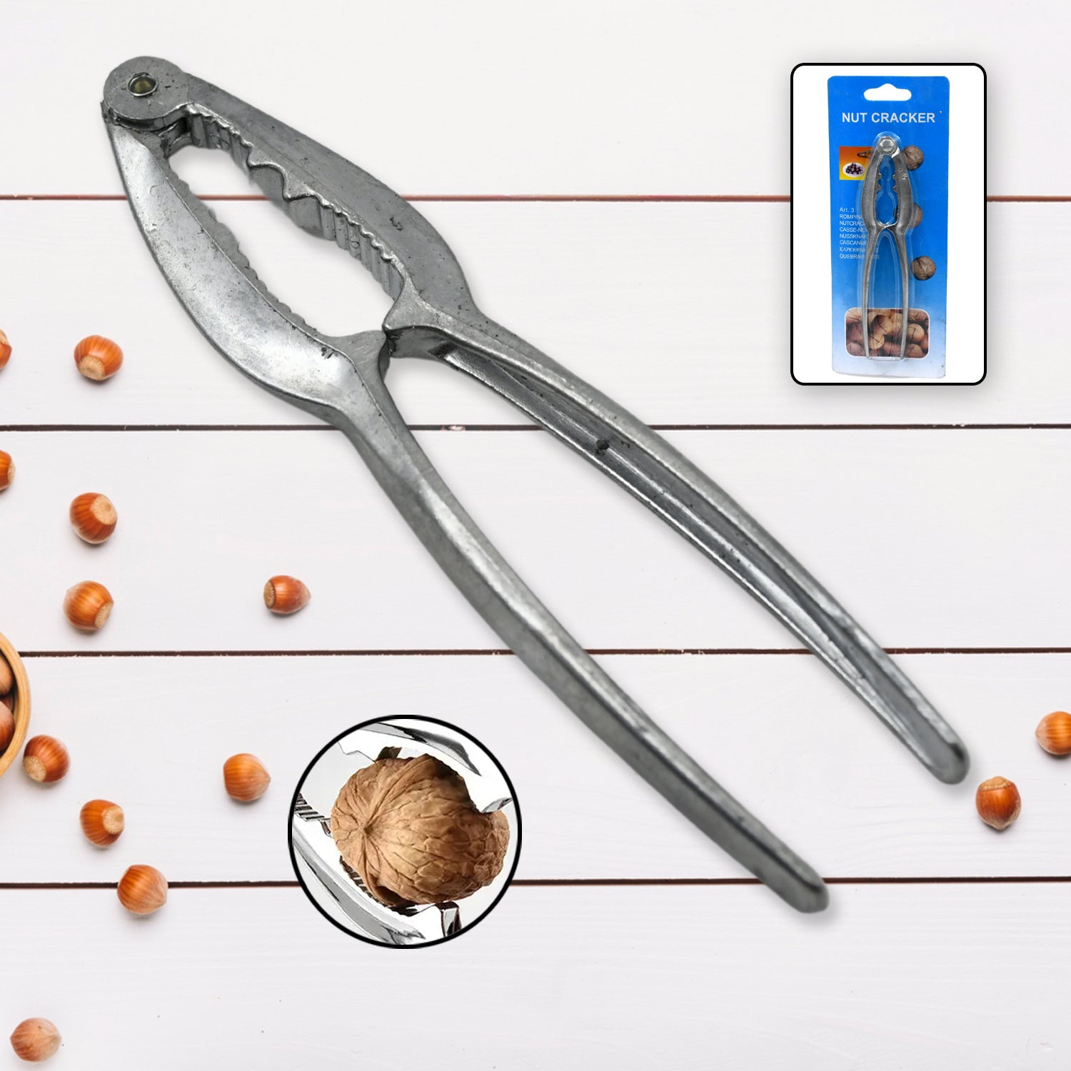 SMALL WALNUT CRACKER, LUXURY DIE CAST STAINLESS ALLOY NUT CUTTER WALNUT CLAMP PLIER PORTABLE SMART WALNUT AKHROT HOUSEHOLD OPEN CORE PLIERS FOR ALL NUTS SMALL WALNUT CRACKER, LUXURY DIE CAST STAINLESS ALLOY NUT CUTTER WALNUT CLAMP PLIER PORTABLE SMART WALNUT AKHROT HOUSEHOLD OPEN CORE PLIERS FOR ALL NUTS
